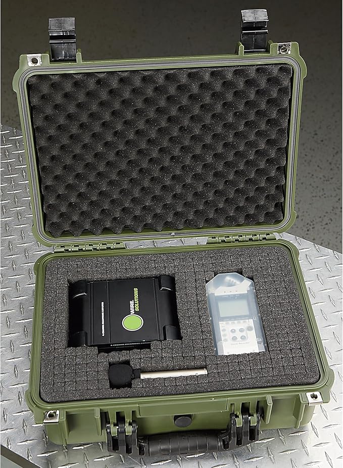 Strongway 16in. Plastic Waterproof Storage Case, Green, Model# MJ-5018_GRN