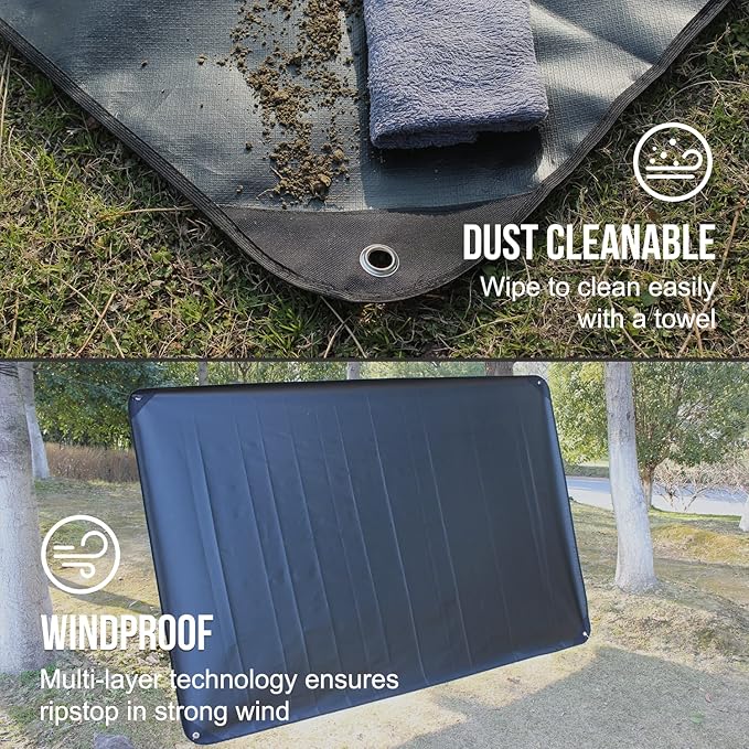 LYN Heavy Duty Emergency Blanket Survival Gear Waterproof Insulated Blanket Emergency Tarp for Camping, Hiking, Bushcraft