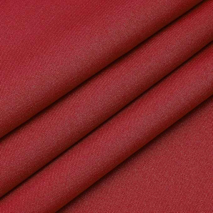 Wewoch Red Rectangle Tablecloth Water Resistant Washable Polyester Table Cloth for Dining,Kitchen, Parties Weddings and Outdoor Use 60 Inch by 84 Inch