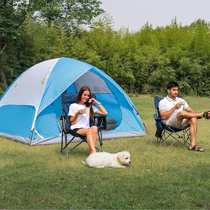 1/2/4/5/6 Person Dome Tents for Camping, Lightweight Portable Backpacking Tent, Small Easy Set Up Outdoor Waterproof Camping Hiking Tent for Adults