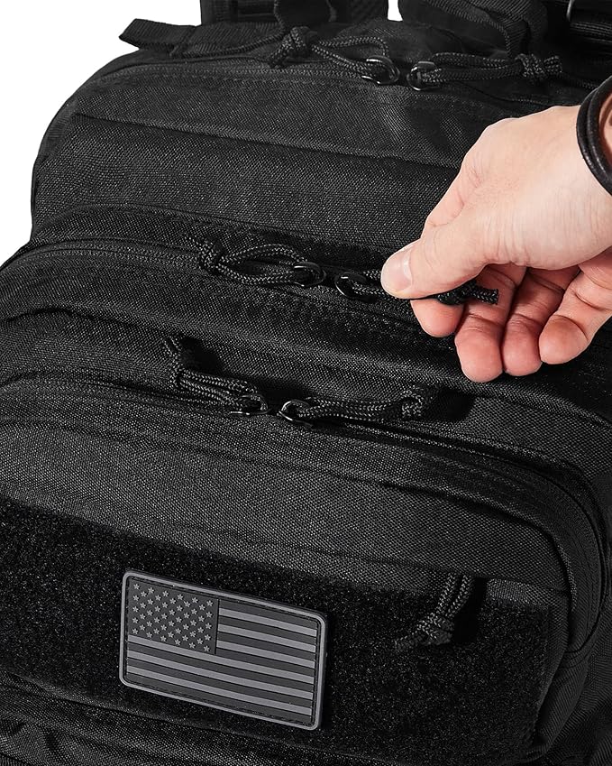 Falko Tactical Backpack for Men and Women 50L Backpack 2.4x Stronger Large Military Molle Rucksack, Bugout Backpack Outdoors