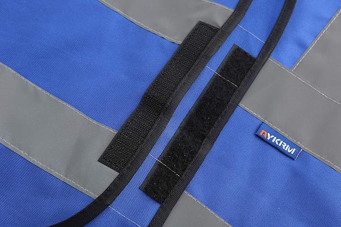 AYKRM 12 colour High visibility viz vest hi vis viz reflective work construction safety vest (XS-8XL)