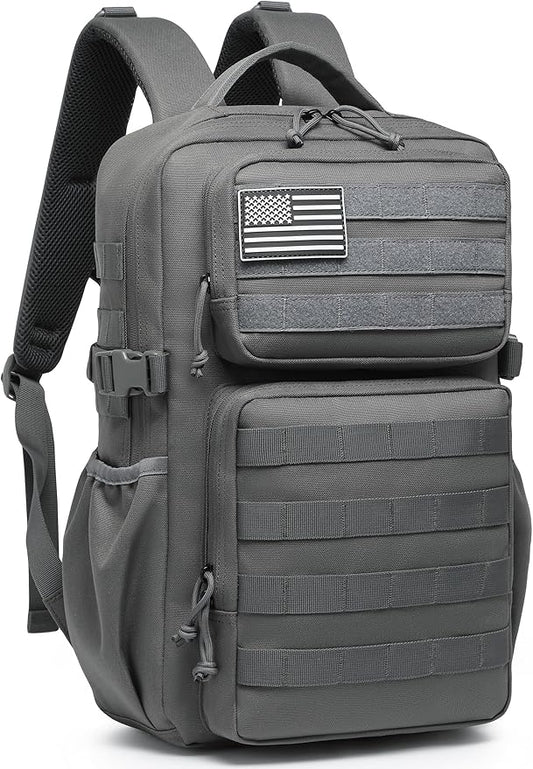 Wotony Military Tactical Backpack for Men Waterproof Daypack 3 Day Assault Pack Molle Bag with Water Bottle Holder