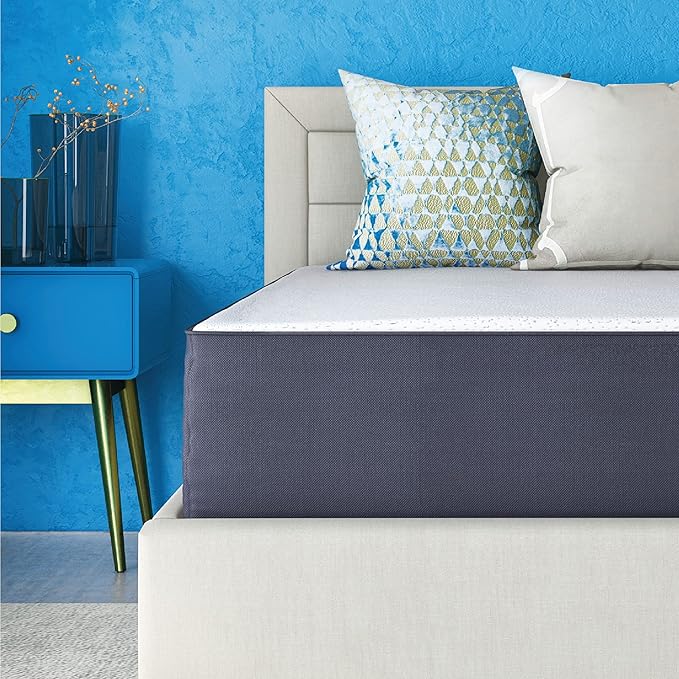 Classic Brands Cool Gel Ventilated Gel Memory Foam 10-Inch Mattress, Full, White