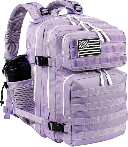 LHI Tactical Military Backpack for Men and Women 25L/35L Army Assault Pack Bag Small Rucksack with Bottle Holder