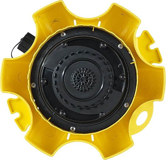 WAYNE - WaterBUG 1/6 HP 1350 GPH Submersible Pump with Multi-Flo Technology - Water Removal and Transfer Pump, Yellow