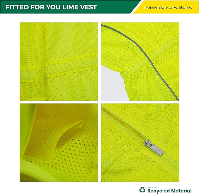 Shine Bright Safety Vest - High Visibility with Reflective Straps and Pockets – Premium, Soft, Durable, and Breathable