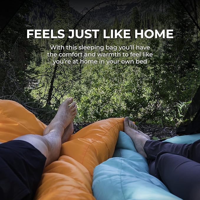 Teton Celsius Regular, 25F, 20F, 0F Degree Sleeping Bags, All Weather Bag for Adults and Kids, Camping Made Easy and Warm, Travel Sack Included
