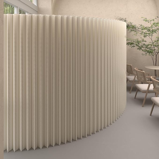 Foldable Room Divider Privacy Screens Movable Temporary Wall Space Partition, 5.25~9.19 FT Tall, 6.56~16.4 FT Width, Choice of Various Sizes and Styles