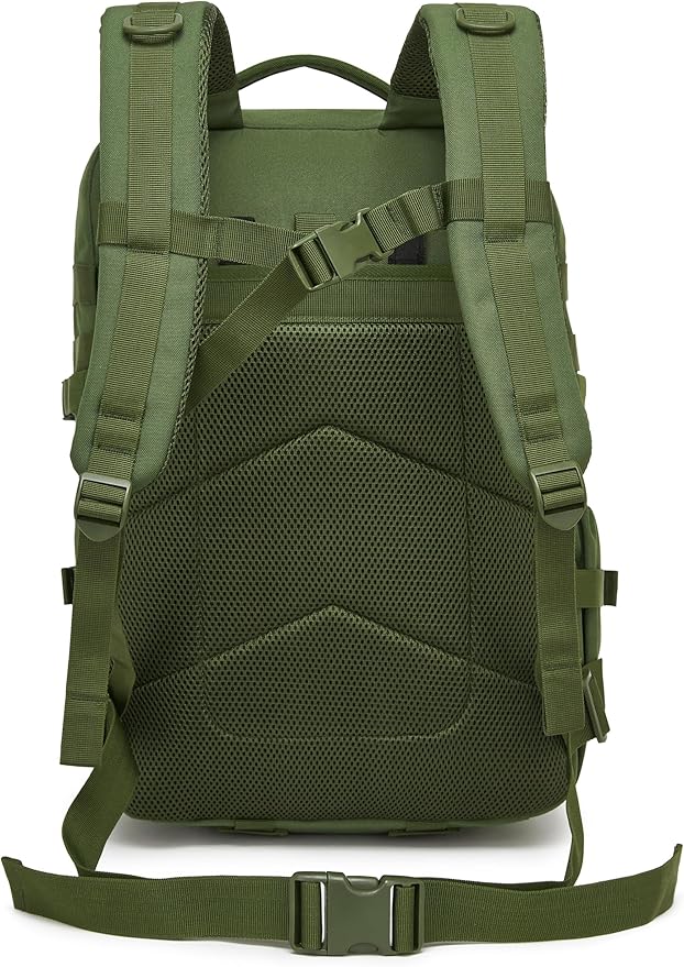 Wotony Military Tactical Backpack for Men Waterproof Daypack 3 Day Assault Pack Molle Bag with Water Bottle Holder