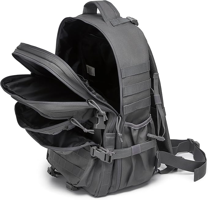 Wotony Military Tactical Backpack for Men Waterproof Daypack 3 Day Assault Pack Molle Bag with Water Bottle Holder