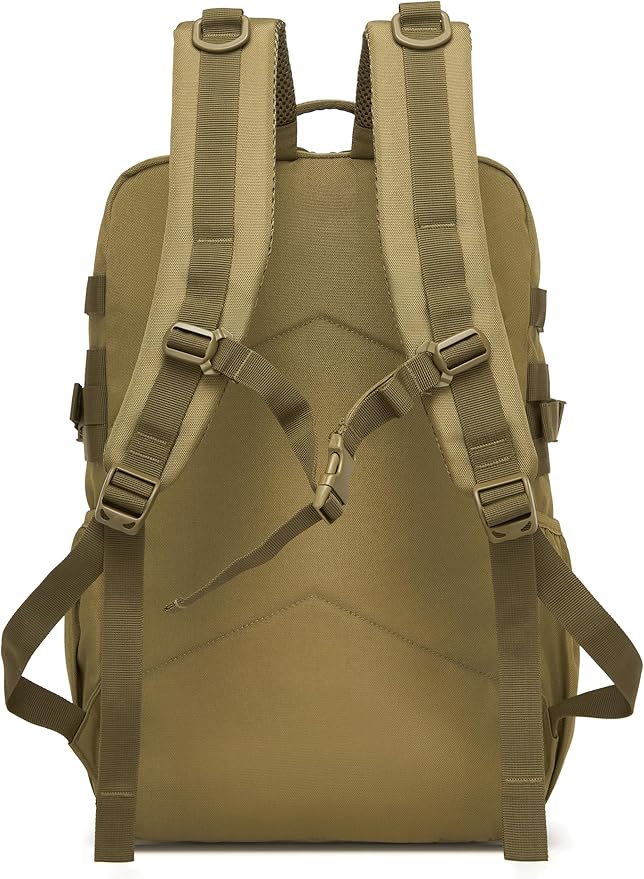 Wotony Military Tactical Backpack for Men Waterproof Daypack 3 Day Assault Pack Molle Bag with Water Bottle Holder