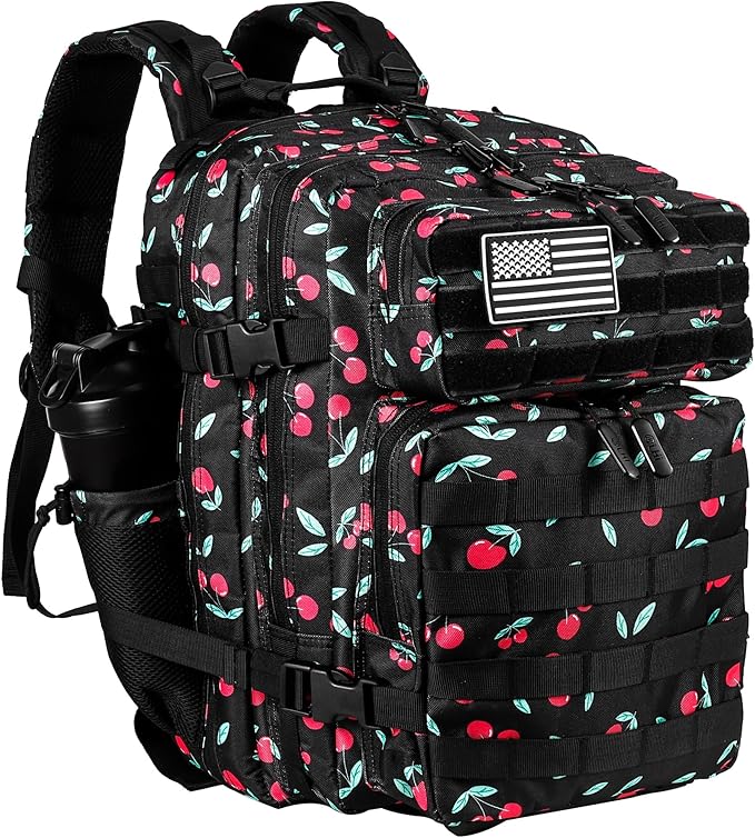 LHI Tactical Military Backpack for Men and Women 25L/35L Army Assault Pack Bag Small Rucksack with Bottle Holder