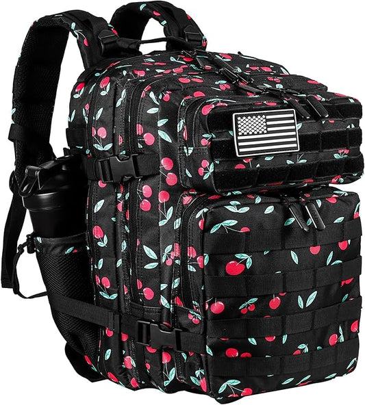 LHI Tactical Military Backpack for Men and Women 25L/35L Army Assault Pack Bag Small Rucksack with Bottle Holder