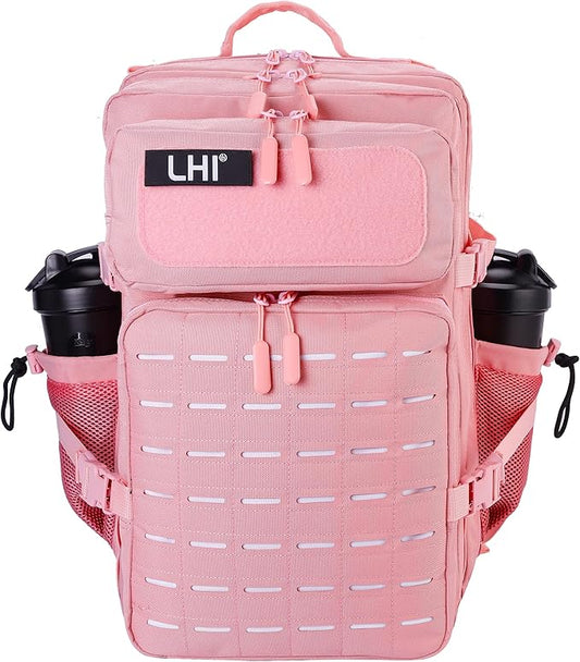 LHI Tactical Military Backpack for Men 25L/45L Large Molle Army Assault Pack 3 Day Hiking Rucksack With Bottle Holder