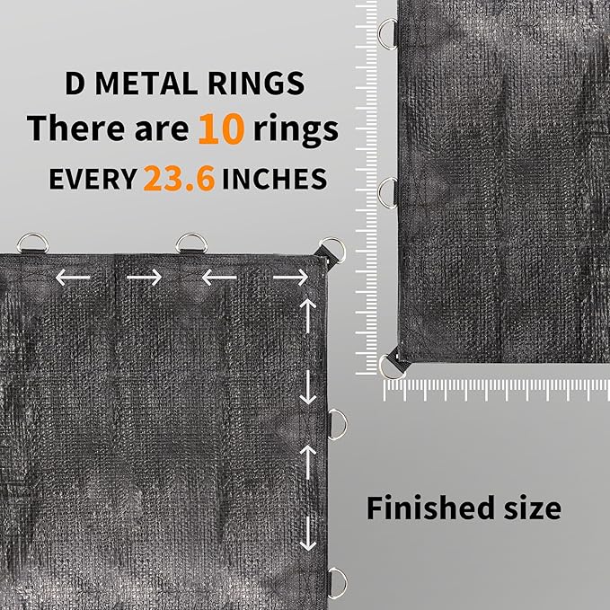 TARPAL Tarp 4x6 Feet (2pack) Heavy Duty Tarps 14mil D-Ring Waterproof Tarp for Outdoors UV Protection Triangular Sewing Design Reinforced Corners and Edges（Black）