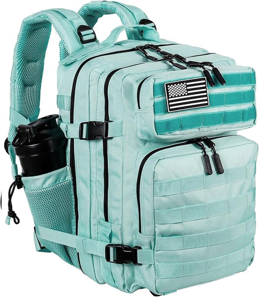 LHI Tactical Military Backpack for Men and Women 25L/35L Army Assault Pack Bag Small Rucksack with Bottle Holder