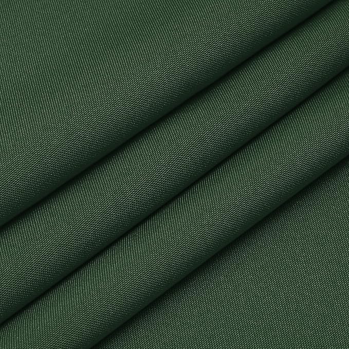 Wewoch Hunter Green Rectangle Tablecloth Wrinkle Resistant Washable Fabric Table Cloth for Dining, Kitchen, Parties, Weddings and Outdoor Use 60 Inch by 104 Inch