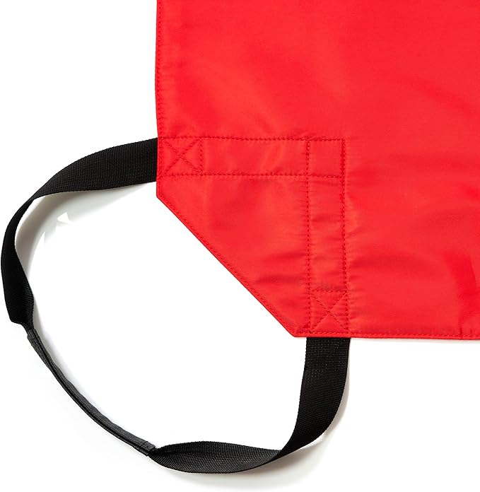 Transport Stretcher for Dogs - Animal Emergency Transport Carrier with Buckled Adjustable Safety Strap - Complete with Collapsible Dog Bowl