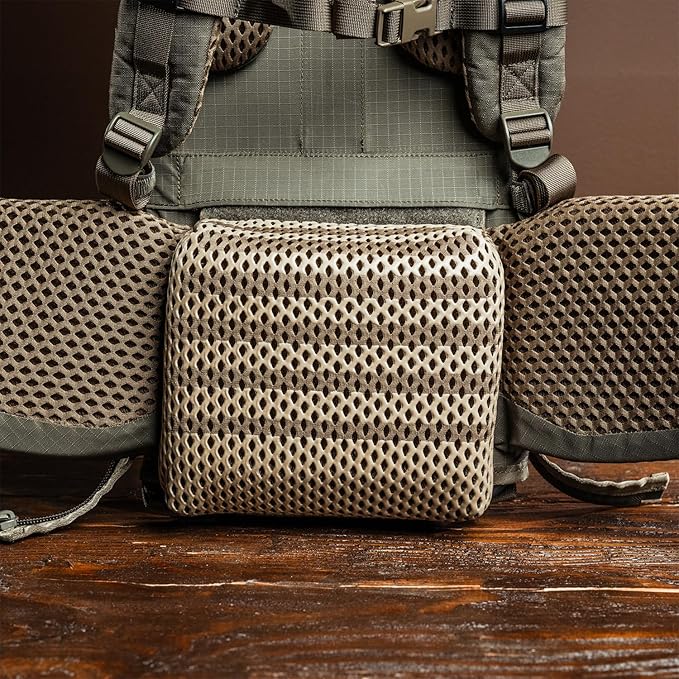 Eberlestock Modframe Hunting Pack Frame – Ultra-Durable, Lightweight Modular Backpack System – Adjustable Fit, Load Shelf, and Compression Straps – Compatible with EMOD Accessories – Dry Earth