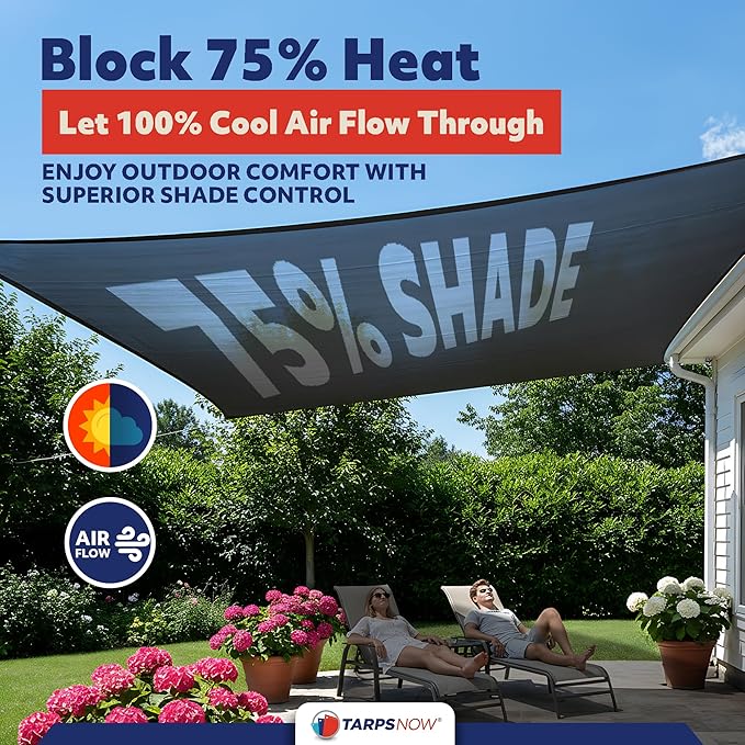Heavy Duty Ceiling Leak Diverter Tarp with Drain Flange - Roof Water Diverter for Emergency Leaks - Water Leak Catcher with D-Rings - Effective Water Diverter - 5' x 10'