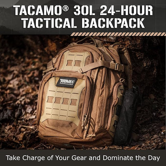 35L Survival Backpack for Men - Military Tactical Waterproof Backpack for Hiking, Fishing, Hunting, Camping, and Laptops