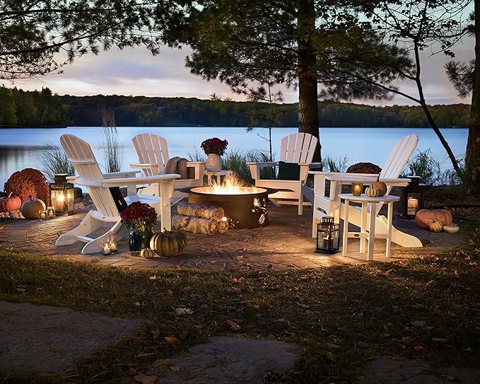 POLYWOOD Palm Coast Folding Adirondack Chair
