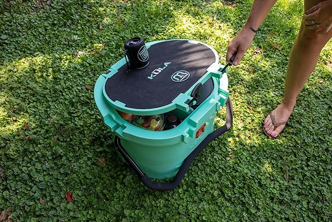 Bote Kula Hard Shell MAGNEPod Compatible Cooler Travel Handle Rubber Closure Gatorshell Construction Strong Insulation 10 Gallon Capacity Portable Fishing Seat Multiple Colors