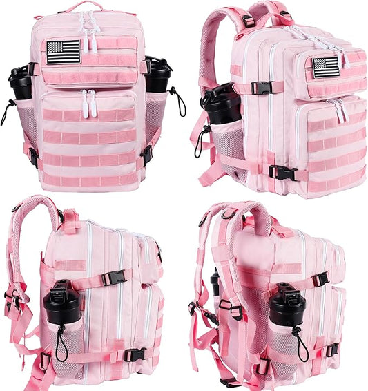 LHI Tactical Military Backpack for Men and Women 25L/35L Army Assault Pack Bag Small Rucksack with Bottle Holder