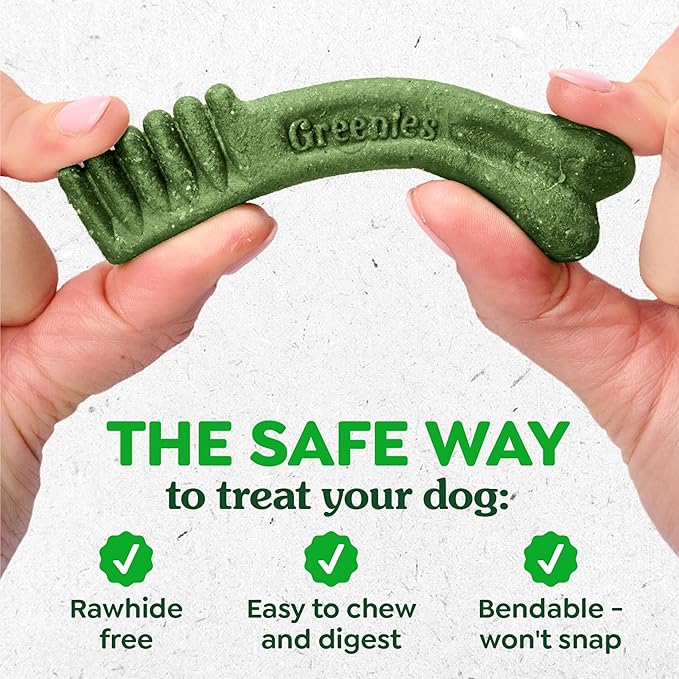 Greenies Veterinarian-Recommended Adult Natural Dental Dog Treats Petite Size, Original Flavor, 3 oz. Pack, 5 Count