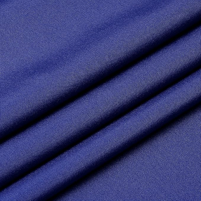 Wewoch Royal Blue Rectangle Tablecloth Water Resistant Washable Polyester Table Cloth for Dining,Kitchen, Parties Weddings and Outdoor Use 60 Inch by 84 Inch