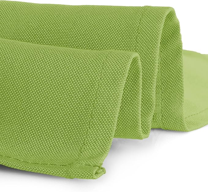 Gee Di Moda Rectangle Tablecloth - 60 x 102 Inch Apple Green Table Cloth for 6 Foot Rectangle Tables - Heavy Duty Washable Fabric - for Holiday Party, Dinner, Weddings, Baby Shower & Events