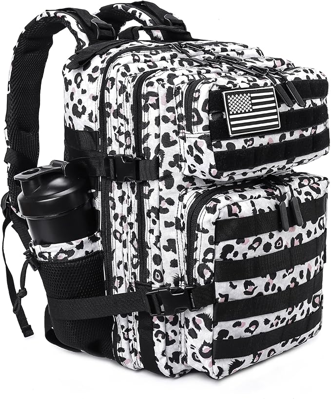 LHI Tactical Military Backpack for Men and Women 25L/35L Army Assault Pack Bag Small Rucksack with Bottle Holder