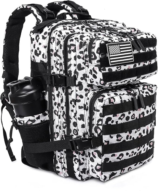 LHI Tactical Military Backpack for Men and Women 25L/35L Army Assault Pack Bag Small Rucksack with Bottle Holder