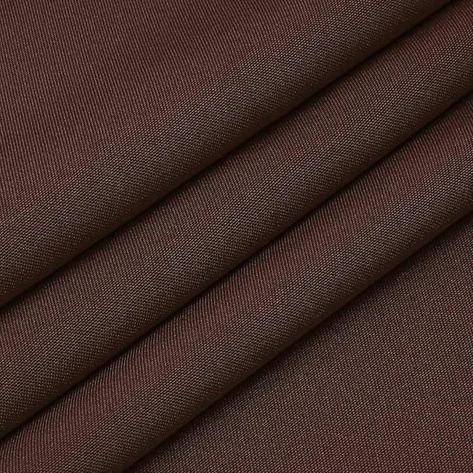 Wewoch Chocolate Rectangle Tablecloth Water Resistant Washable Polyester Table Cloth for Dining,Kitchen, Parties Weddings and Outdoor Use 60 Inch by 104 Inch