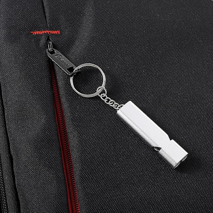 50Pcs Emergency Whistles Lifeguard Safety Whistle with Lanyard and Keychain for Outdoor Camping Hiking Boating Backpacking Fishing Kayak Kids Rescue Signaling Loud Survival Whistle