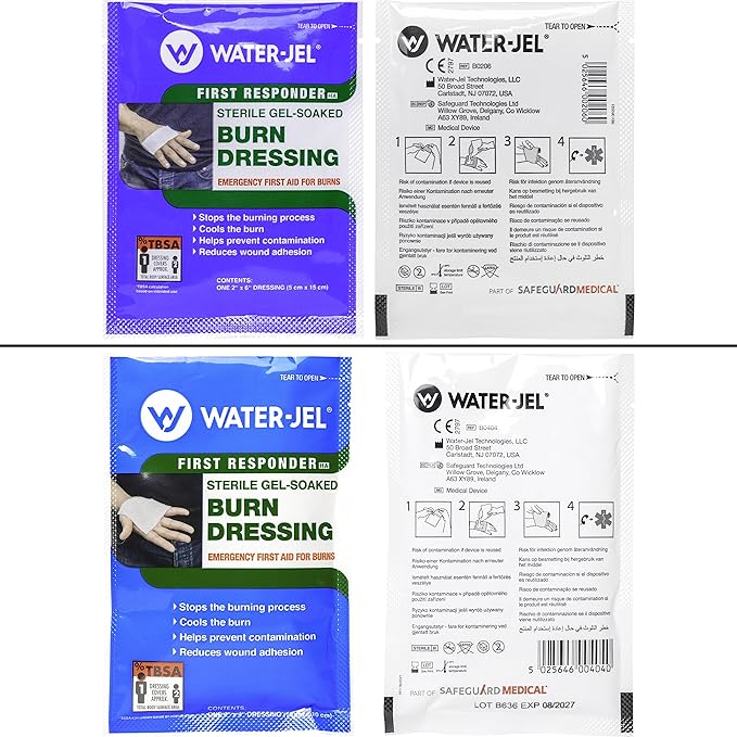 MFASCO Restaurant First Aid Kit Refill - 2021 ANSI/OSHA Compliant - Complete Restaurant First Aid Supplies - Includes Blue Metal Detectable Bandages, Burn Gel - Food Service Area Safety - 496 Pcs