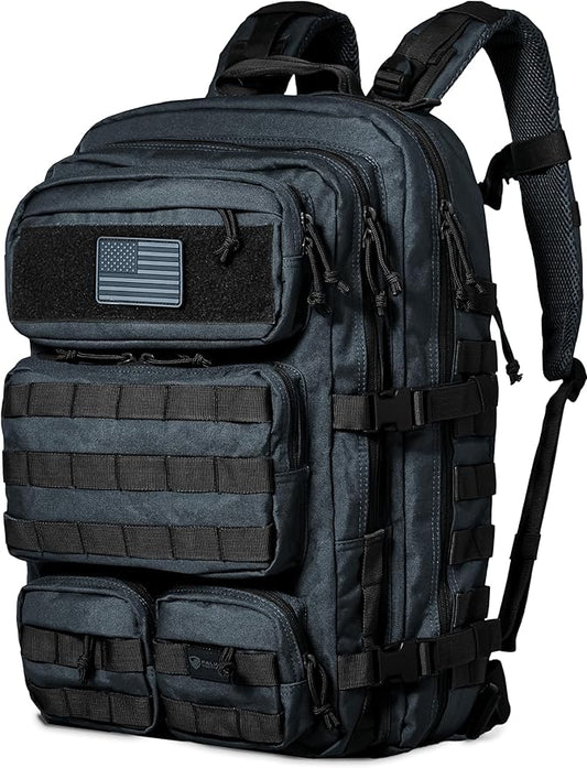 Falko Tactical Backpack for Men and Women 50L Backpack 2.4x Stronger Large Military Molle Rucksack, Bugout Backpack Outdoors