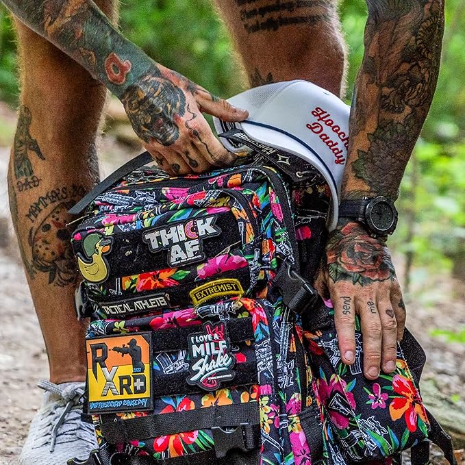 Combat Iron 25L All-Day Molle Backpack for Men & Women, Waterproof Tactical Daypack with Removable Front Pouch, Bug Out Bag for Travel, Hiking, Gym, and Everyday Carry