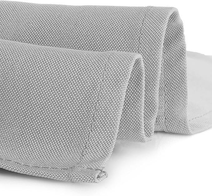 Gee Di Moda Rectangle Tablecloth - 60 x 102 Inch Silver Table Cloth for 6 Foot Rectangle Tables - Heavy Duty Washable Fabric - for Holiday Party, Dinner, Weddings, Baby Shower & Events