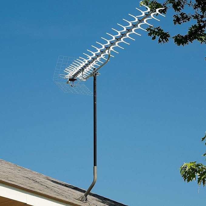 Antennas Direct Yagi Uni-Directional UHF Outdoor HDTV Antenna, 70+ Mile Range, 4K 8K UHD NEXTGEN TV – w/All-Weather Adjustable Mounting Hardware